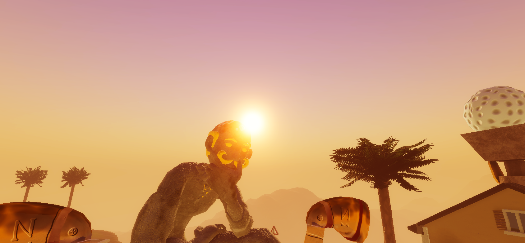 Look at gold josefino statue