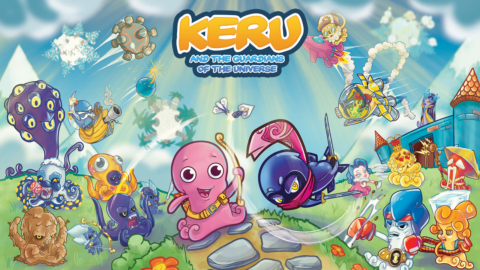 Keru and the Guardians of the Universe — key art